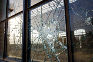 storm damaged windows