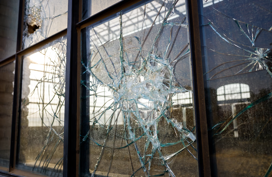 storm damaged windows